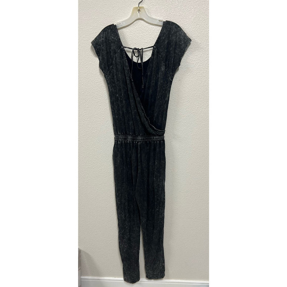 Promesa Women's True To You Vintage Washed Grey Drawstring Jumpsuit Size Small - Picture 7 of 12